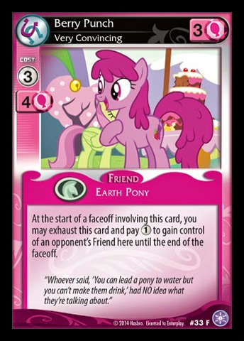 Berry Punch, Very Convincing